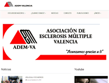 Tablet Screenshot of ademva.es